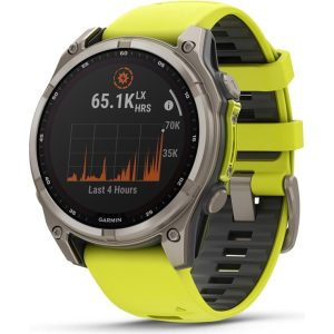Garmin fenix 8 47mm.Saphire Solar Silver/Yellow