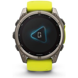 Garmin fenix 8 51mm.Saphire Solar Silver/Yellow