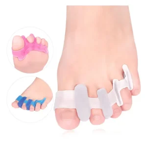 Tåskiljare vid Hallux Valgus – Extra Bred Tåseparerare (2-pack)